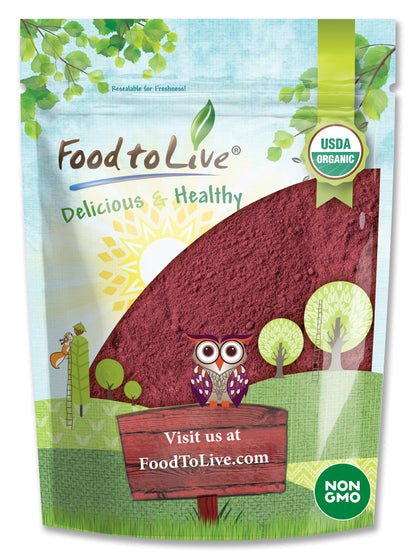 Organic Beet Root Powder - by Food To Live