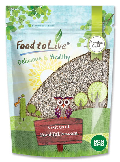 White Chia Seeds - by Food To Live