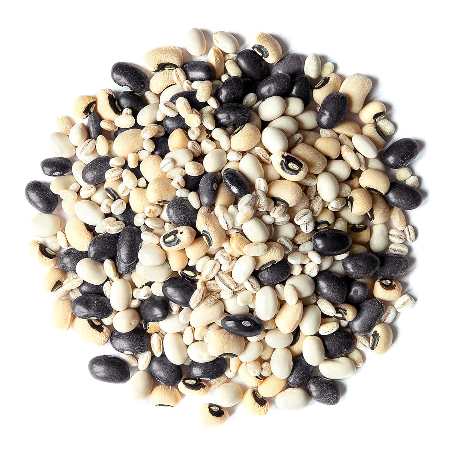 Organic Black Bean Soup Mix, X Pounds - Contains Non-GMO Black Beans, Black-eyed Peas, Pearled Barley, and Navy Beans, Vegan, Bulk, Good Source of Dietary Fiber, Protein, Copper, Folate