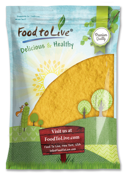 Mango Juice Powder - Made from Raw Dried Fruit, Unsulfured, Vegan, Bulk, Great for Baking, Juices, Smoothies, Yogurts, and Instant Breakfast Drinks, No Sulphites - by Food to Live