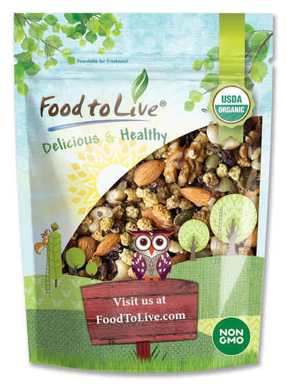 Organic Snack Wise Trail Mix - by Food To Live