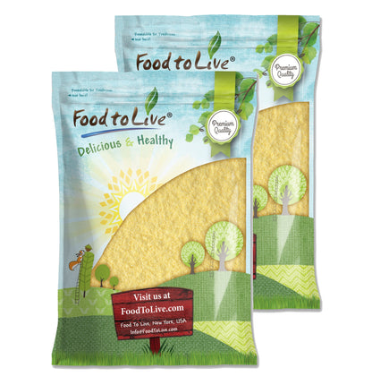 Corn Flour - Made from Whole Grain, Finely Ground Meal, Vegan, Kosher, Bulk, Great for Cooking and Baking Cornbread, Muffins, Pancakes, Waffles and Tortillas. Low Sodium, Product of the USA