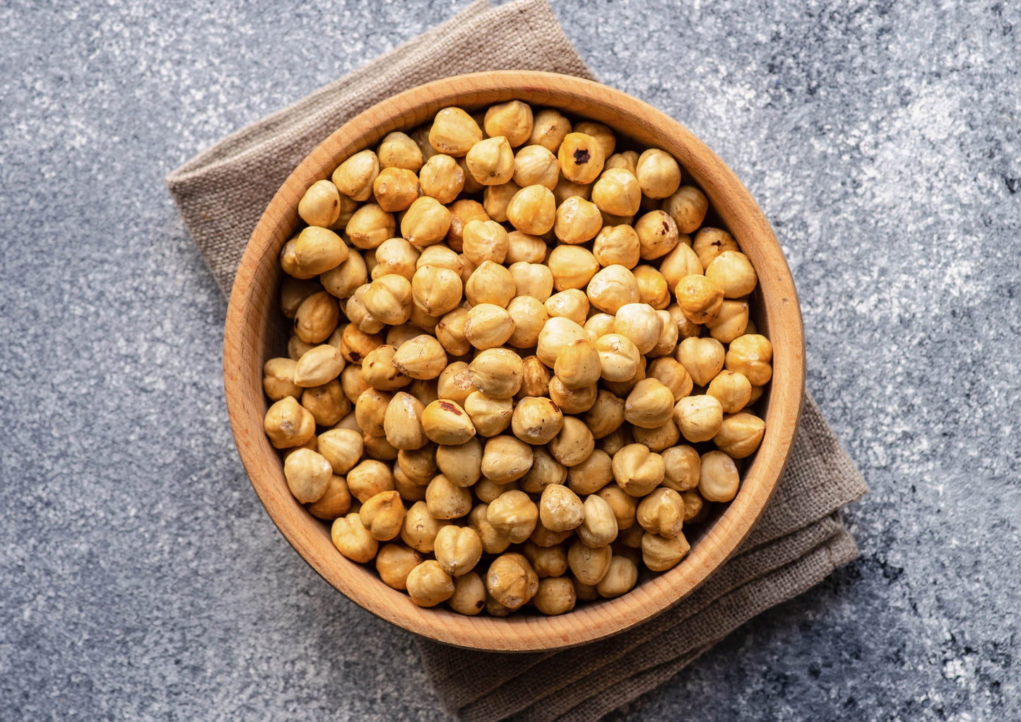 Dry Roasted Blanched Hazelnuts – Unsalted, Oven Roasted Whole Filberts, No Oil Added, No Skin, Vegan, Kosher, Bulk. High in Protein and Vitamin E. Perfect Snack. Great for Homemade Desserts