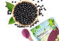 Organic Black Elderberry Powder - Non GMO, Made from Raw Dried Berries, Unsulfured, Vegan, Bulk, Great for Baking, Juices, Smoothies, Yogurts, and Instant Breakfast Drinks, No Sulphites