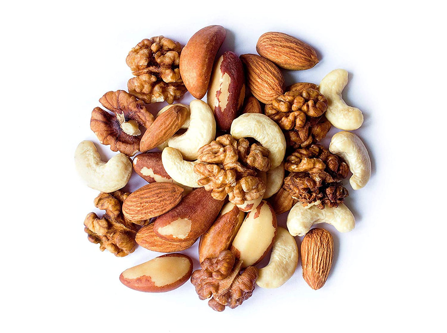 Organic Mixed Raw Nuts - Cashews, Brazil Nuts, Walnuts, Almonds, Non-GMO, Kosher, Raw, Vegan, Unsalted, Bulk - by Food to Live