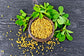 Organic Fenugreek Seeds — Non-GMO, Raw, Whole Methi, Kosher, Vegan, Bulk, Rich in Iron, Copper and Fiber - by Food to Live