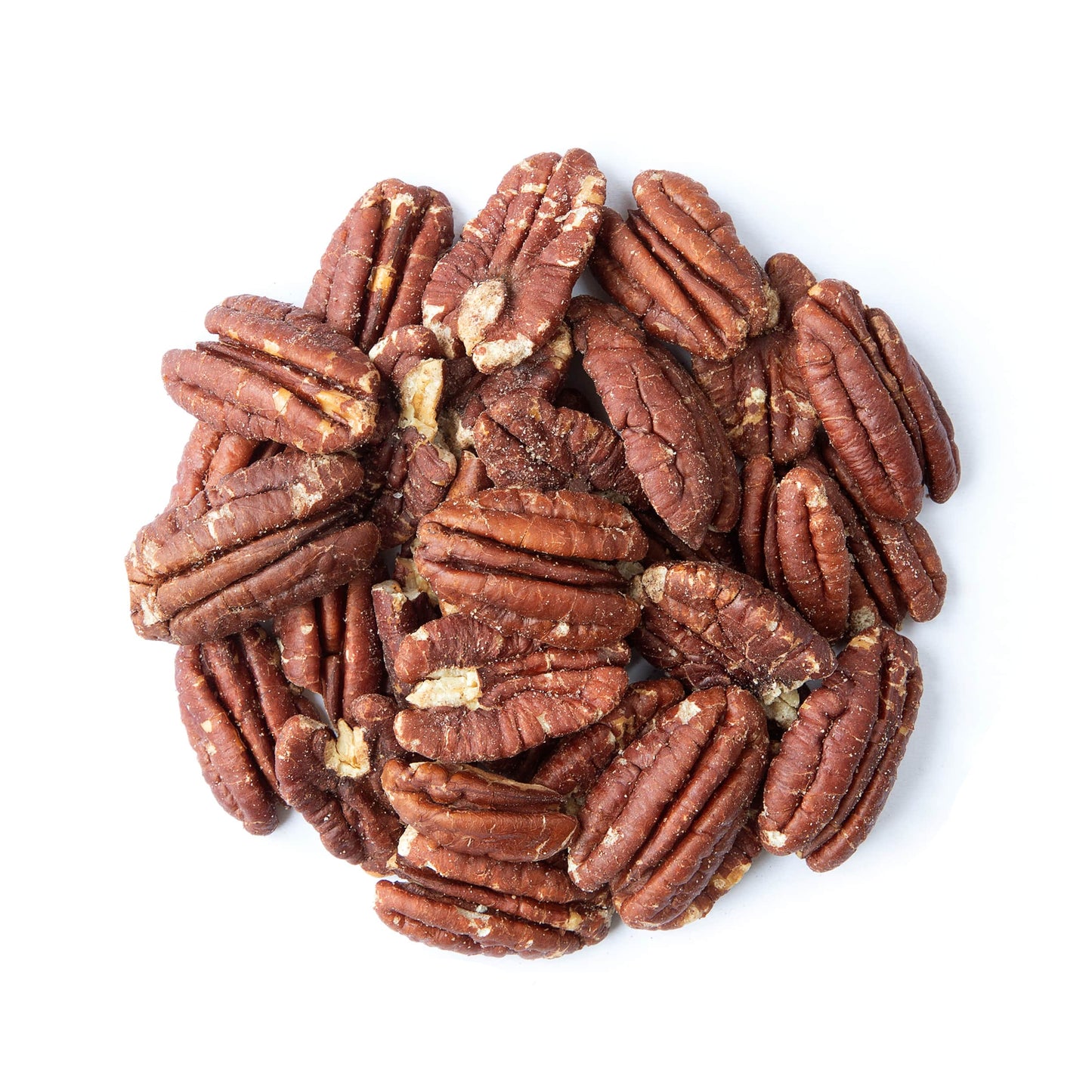 Organic Dry Roasted Pecan Halves with Himalayan Salt – Non-GMO, Oven Roasted Lightly Salted Pecan Nuts, No Oil Added, Vegan Snack, Kosher, Keto, Bulk. Good Source of Protein and Fiber