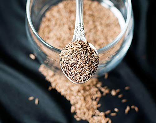 Caraway Seeds — Non-GMO Verified, Whole Raw Dried Caraway Seeds, Kosher and Vegan, Bulk Savory Spice. Rich in Dietary Fiber and Minerals. Perfect for Rye Bread, Used in Baked Goods