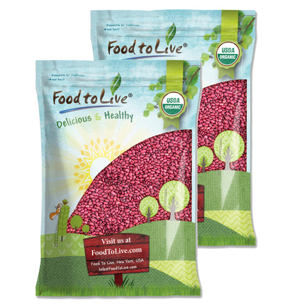 Organic Small Red Chili Beans - by Food To Live