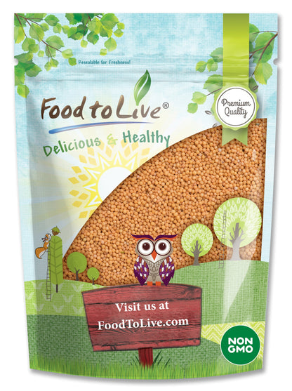 Yellow Mustard Seeds - by Food To Live