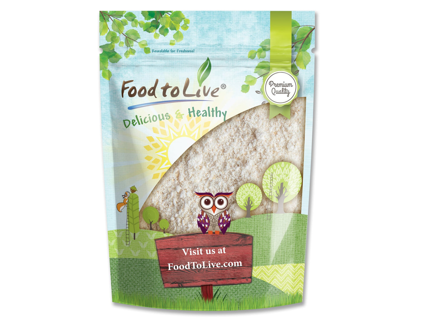 Whole Grain Oat Flour – Finely Ground from Whole Grain Oat Groats, Vegan, Bulk. Rich in Fiber, Protein. Perfect for Flour Blends. Great for Baking Muffins, Fluffy Cakes, Bread, and Pancakes
