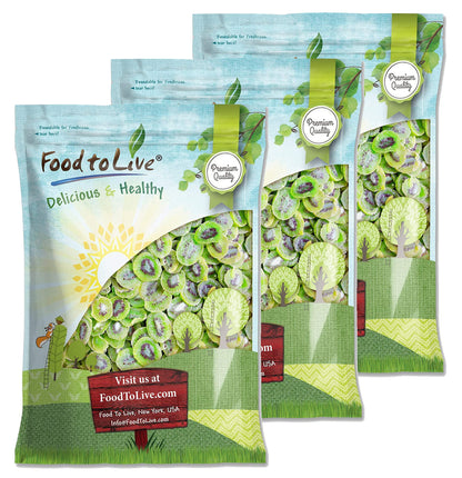 Dried Kiwi - Sliced, Vegan, Bulk - by Food to Live