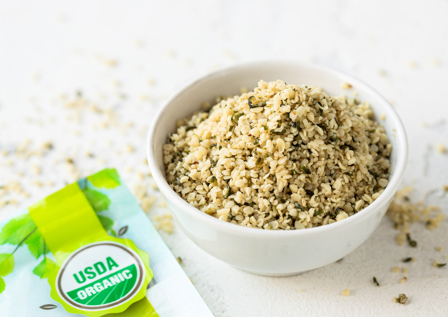 Organic Paraguayan Hemp Seeds – Non-GMO Raw Hearts, Hulled, Kosher, Vegan, Bulk. Keto-Friendly. Rich in Omega 3 & 6. Good Source of Protein. Great for Smoothies, Oatmeal, and Salads