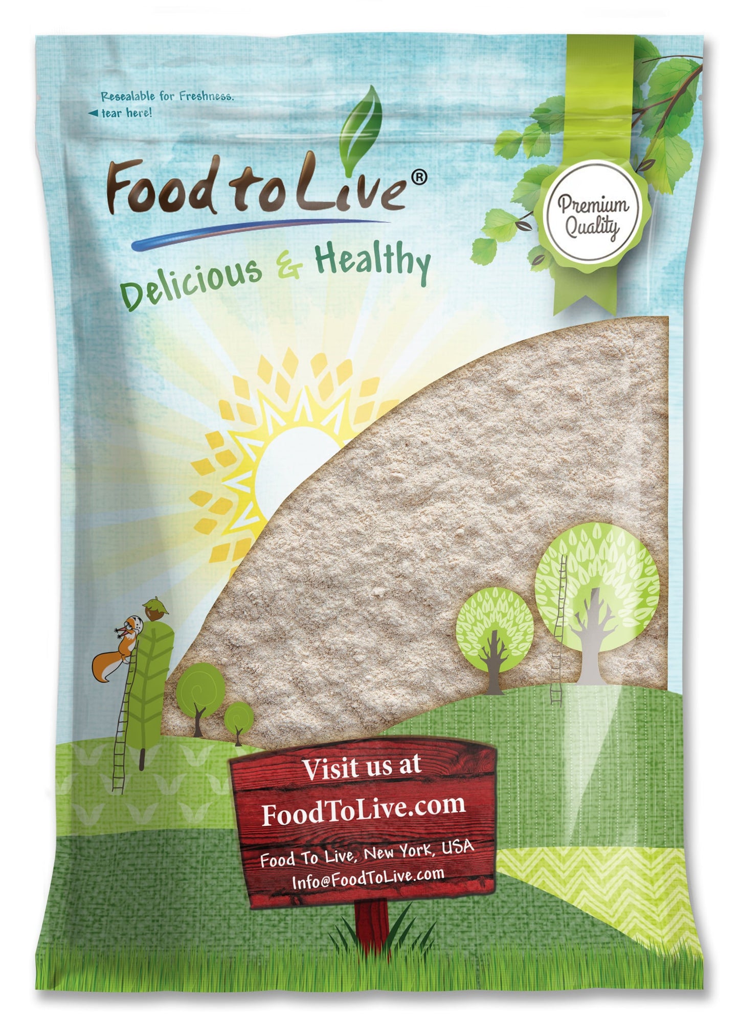 Amaranth Flour – Non-GMO Verified, Finely Milled Whole Amaranth Grains, Vegan, Kosher, Bulk. High in Dietary Fiber and Plant-Based Protein. Great Wheat Flour Substitute. Perfect for Baking