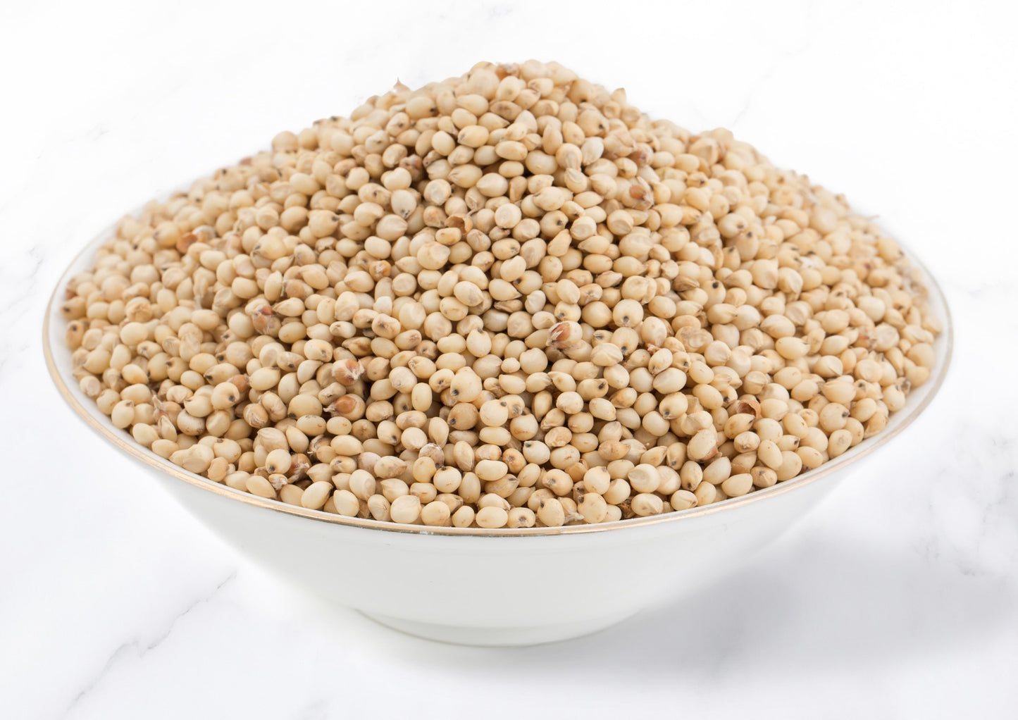 Gluten Free Organic Whole Grain Sorghum – Non-GMO White Groats. Raw Milo Seeds. Vegan, Bulk Broom-corn. Durra is Great for Making Flour and Popped Jowar Dhani. Made in USA