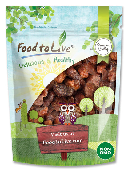 Whole Dried Strawberries - by Food To Live