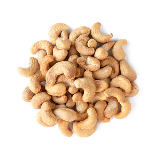 Organic Dry Roasted Whole Cashews with Himalayan Salt – Non-GMO, Oven Roasted and Lightly Salted Nuts, No Oil Added, Vegan, Kosher, Bulk. High in Protein. Great Wholesome and Crunchy Snack