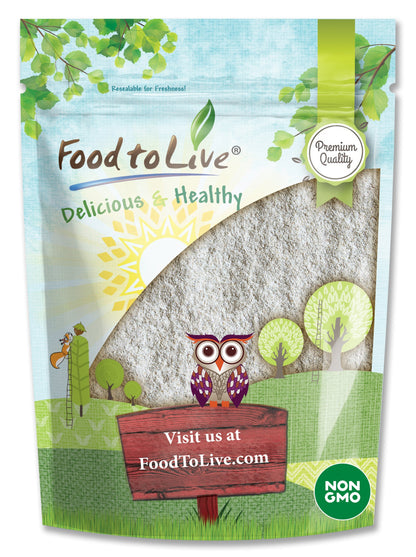 Rye Flour - Non-GMO Verified, Stone Ground from Whole Grain Rye Berries, Kosher, Vegan, Bulk, Great for Bread Baking, Product of the USA - by Food to Live