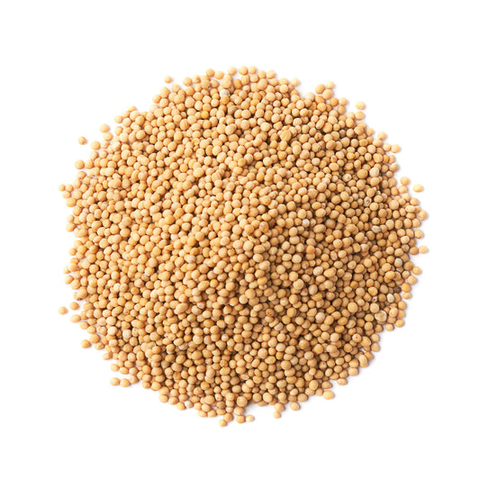 Organic Mustard Seeds - Whole Yellow Seeds, Non-GMO, Kosher, Raw, Dried, Hot Spice, Bulk - by Food to Live