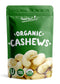 Organic Dry Roasted Cashew Halves and Pieces with Himalayan Salt, X Pounds – Non-GMO Oven Roasted Nuts, Lightly Salted, No Oil Added, Vegan Snack, Keto, Kosher, Bulk. High in Protein, Healthy Fats