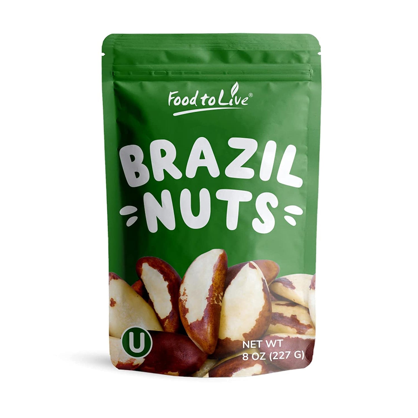 Dry Roasted Brazil Nuts – Unsalted, Whole, Oven Roasted Brazilian Nuts, No Oil Added, Shelled, Vegan, Kosher, Bulk. Good Source of Protein and Essential Fatty Acids. Crunchy Snack