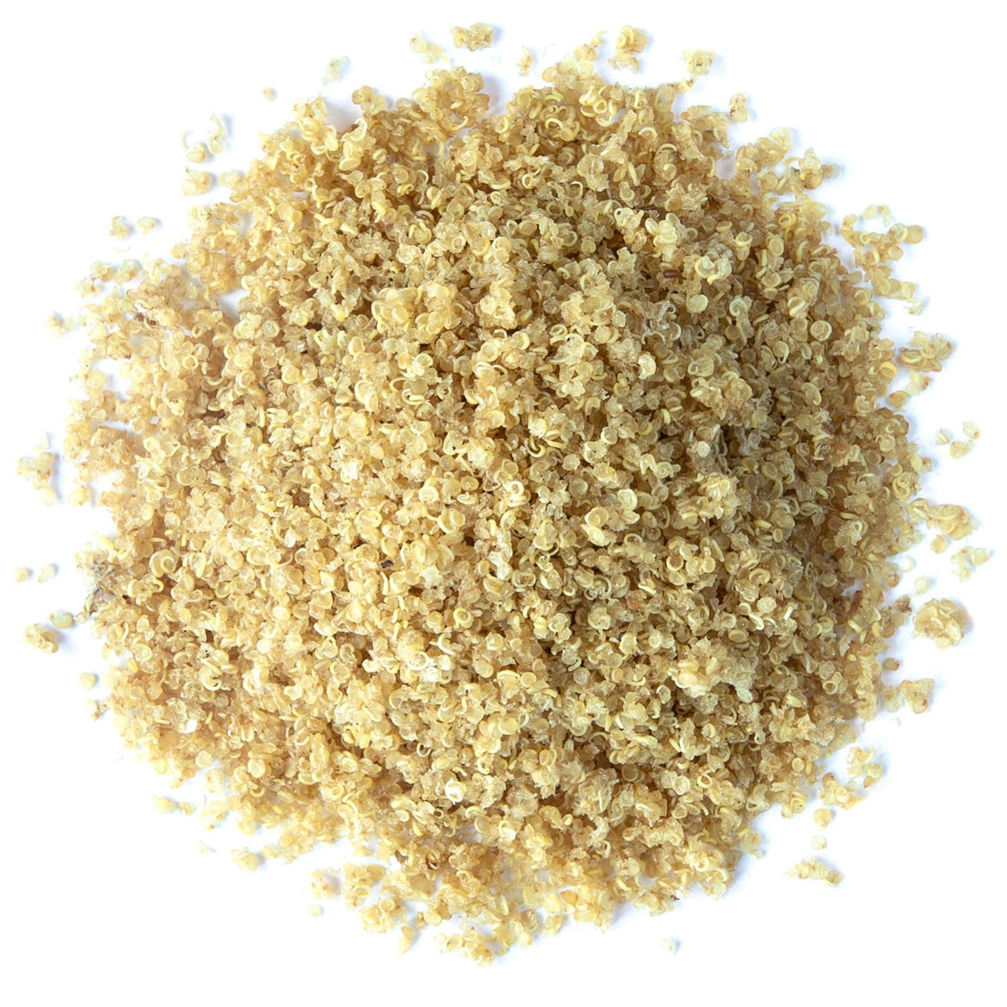 Organic Pre-Cooked White Quinoa - Cooked and then Dehydrated, Non-GMO, Vegan, Kosher, Add Hot Water and Wait 7 Minutes - by Food to Live