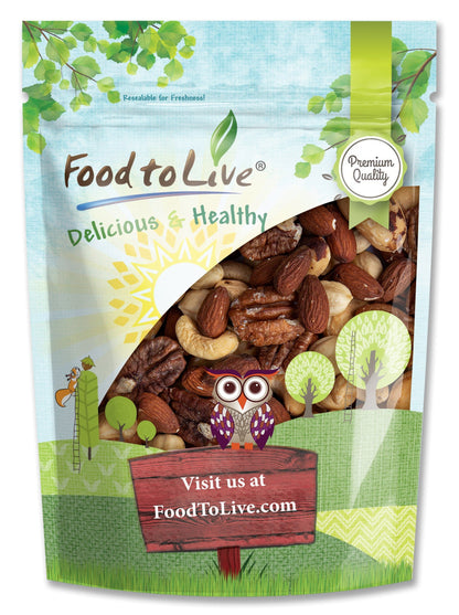 Deluxe Unsalted Nuts Mix - by Food To Live