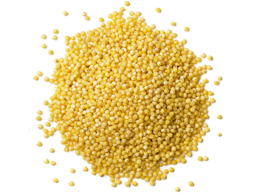 Organic Hulled Millet — Whole Grain Seeds, Non-GMO, Kosher, Raw, Bulk, Product of the USA - by Food to Live