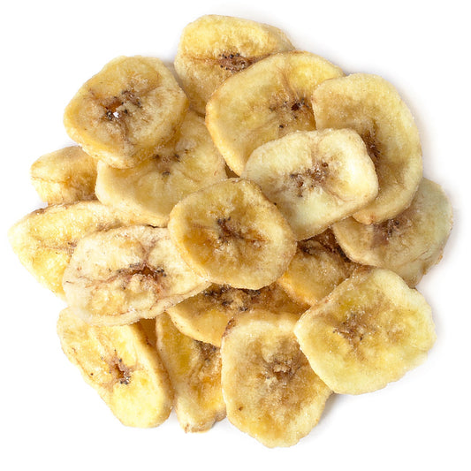Organic Banana Chips — Sweetened, Unsulfured, Non-GMO, Kosher, Vegan, Bulk - by Food to Live