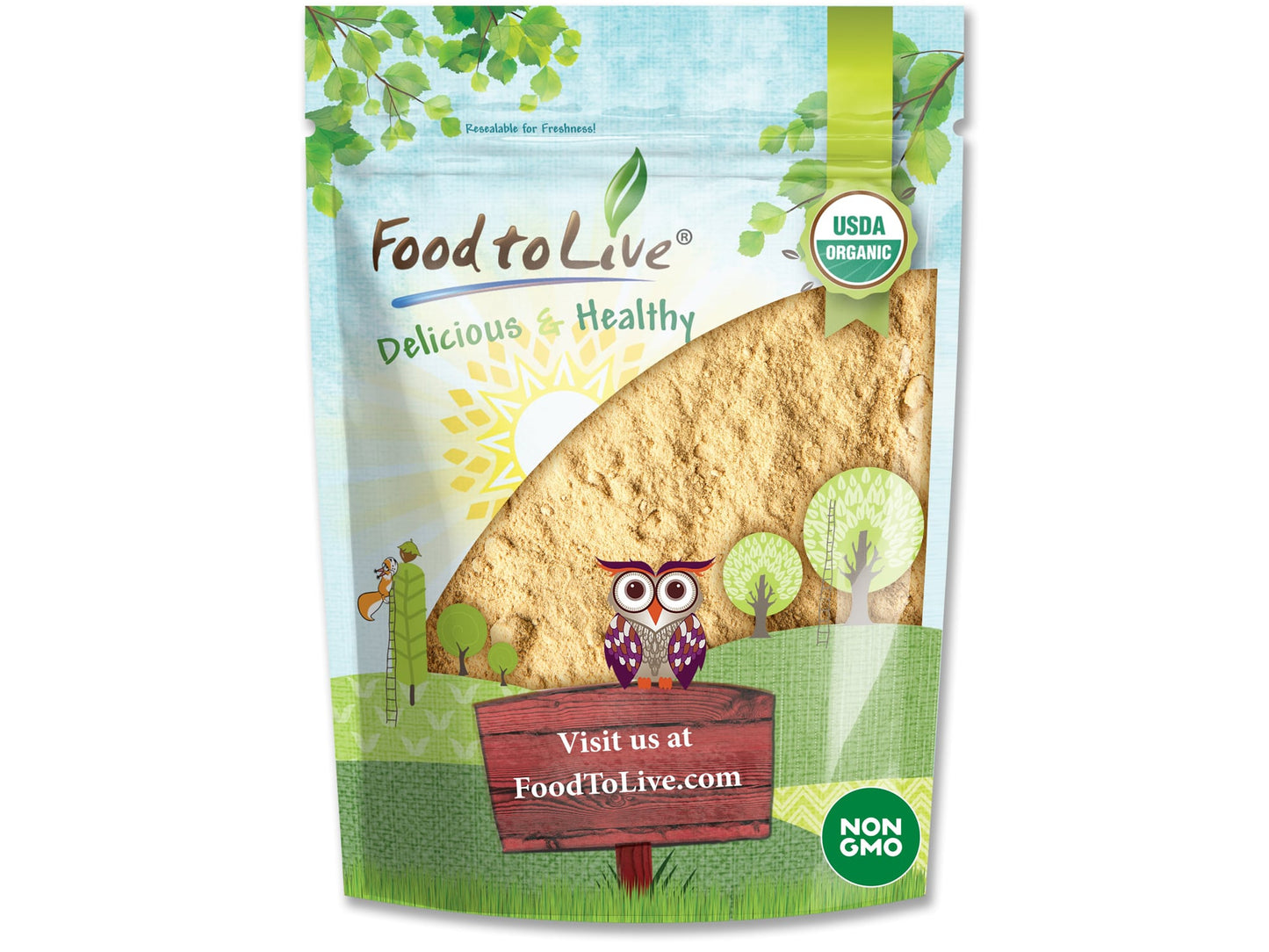 Organic Maca Powder - Gelatinized, Non-GMO, Kosher, Vegan, Bulk – by Food to Live