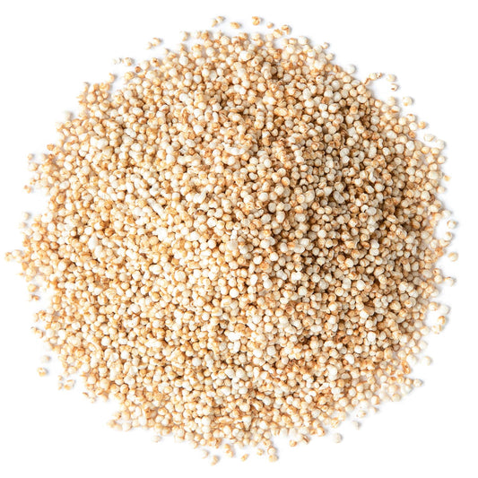 Organic Popped Amaranth – Non-GMO Puffed Seeds, No Sugar Added, Vegan, Bulk Grain. Good Source of Protein. Great Pop Snack. Perfect as Topping for Breakfast Cereal, Porridge, Yogurt