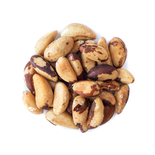 Organic Dry Roasted Brazil Nuts – Non-GMO, Whole, Unsalted, Oven Roasted, No Oil Added, Vegan, Kosher, Bulk. Good Source of Protein, Selenium and Fatty Acids. Crunchy Keto-Friendly Snack