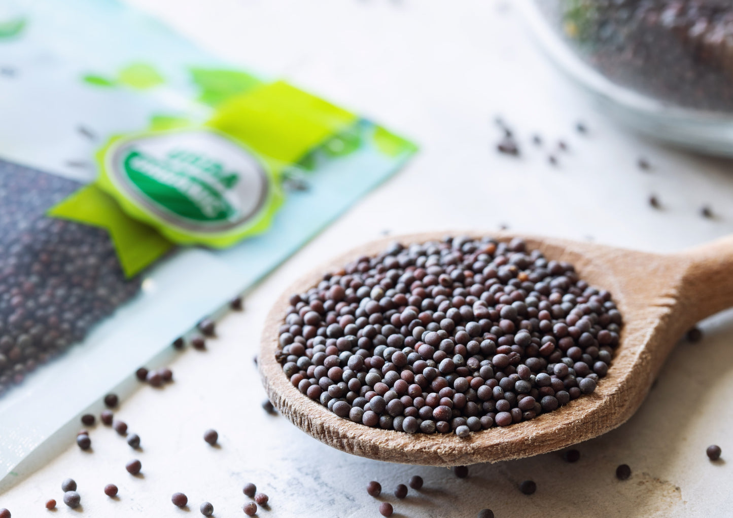 Organic Black Mustard Seeds - Whole, Non-GMO, Hot Spice, Non-Irradiated, Vegan, Kosher, Dry, Bulk, Great for Cooking - by Food to LIve