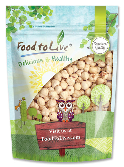 Blanched Hazelnuts - by Food To Live