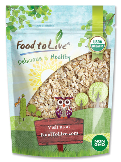 Organic Quick Cooking Rolled Oats - by Food To Live