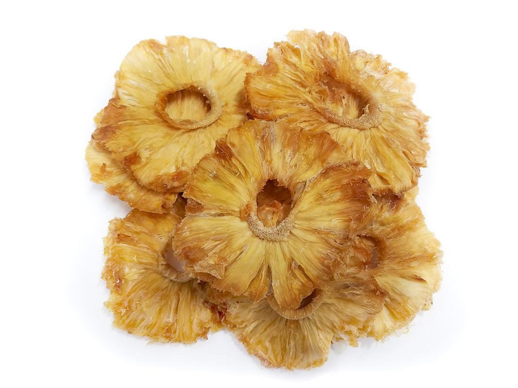 Organic Dried Pineapple Rings - Non-GMO, Flavorful Chewy Fruit Snack, Vegan, Unsulfured, No Sugar Added, Bulk, Great Addition to Desserts, Cakes, and Pies, No Sulphites, Unsweetened - by Food to Live
