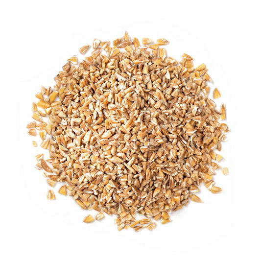 Organic Italian Steel Cut Farro – Non-GMO, Cracked Pearled Wheat Grain, Non-Irradiated, Vegan, Bulk. Easy to Cook. Rich in Fiber, Protein. Perfect for Cereal, Porridge, Soups, Salads