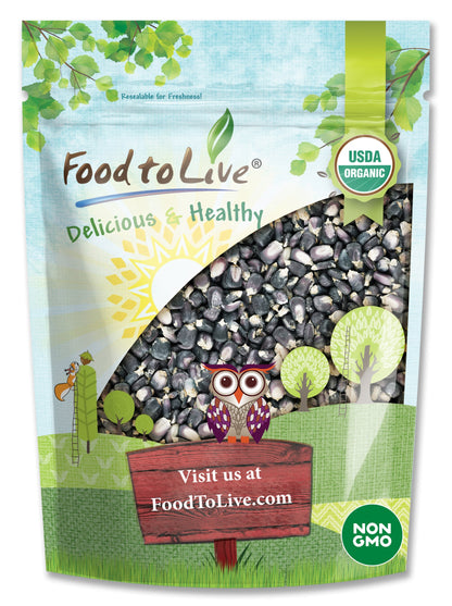 Organic Blue Corn Kernels - by Food To Live