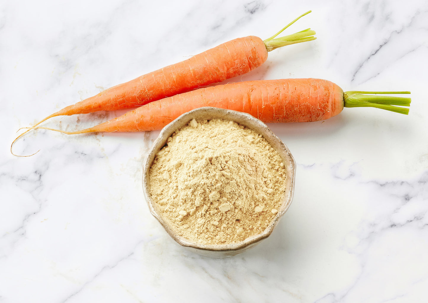 Organic Carrot Powder - Non-GMO, Ground Raw Dried Roots, Vegan, Bulk, Great for Baking, Juices, Smoothies, Shakes, and Drinks. Good Source of Dietary Fiber, Potassium, and Vitamin A