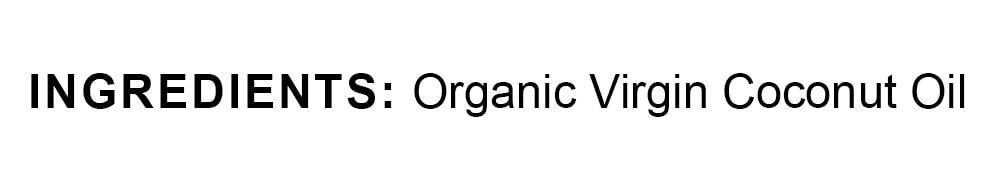 Organic Virgin Coconut Oil — Non-GMO, Raw, Pure, Cold-Pressed, Unrefined, Vegan, Bulk, Great for Hair, Skin and Cooking - by Food to Live
