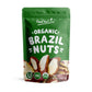 Organic Brazil Nuts – Non-GMO, Raw, Whole, No Shell, Unsalted, Kosher, Vegan, Keto, Paleo Friendly, Bulk, Good Source of Selenium, Low Sodium and Low Carb Food, Trail Mix Snack