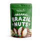 Organic Dry Roasted Brazil Nuts with Himalayan Salt, X Pounds – Non-GMO, Oven Roasted, Lightly Salted, No Oil Added, Whole. Vegan, Kosher, Bulk. High in Protein and Selenium. Keto-Friendly Snack