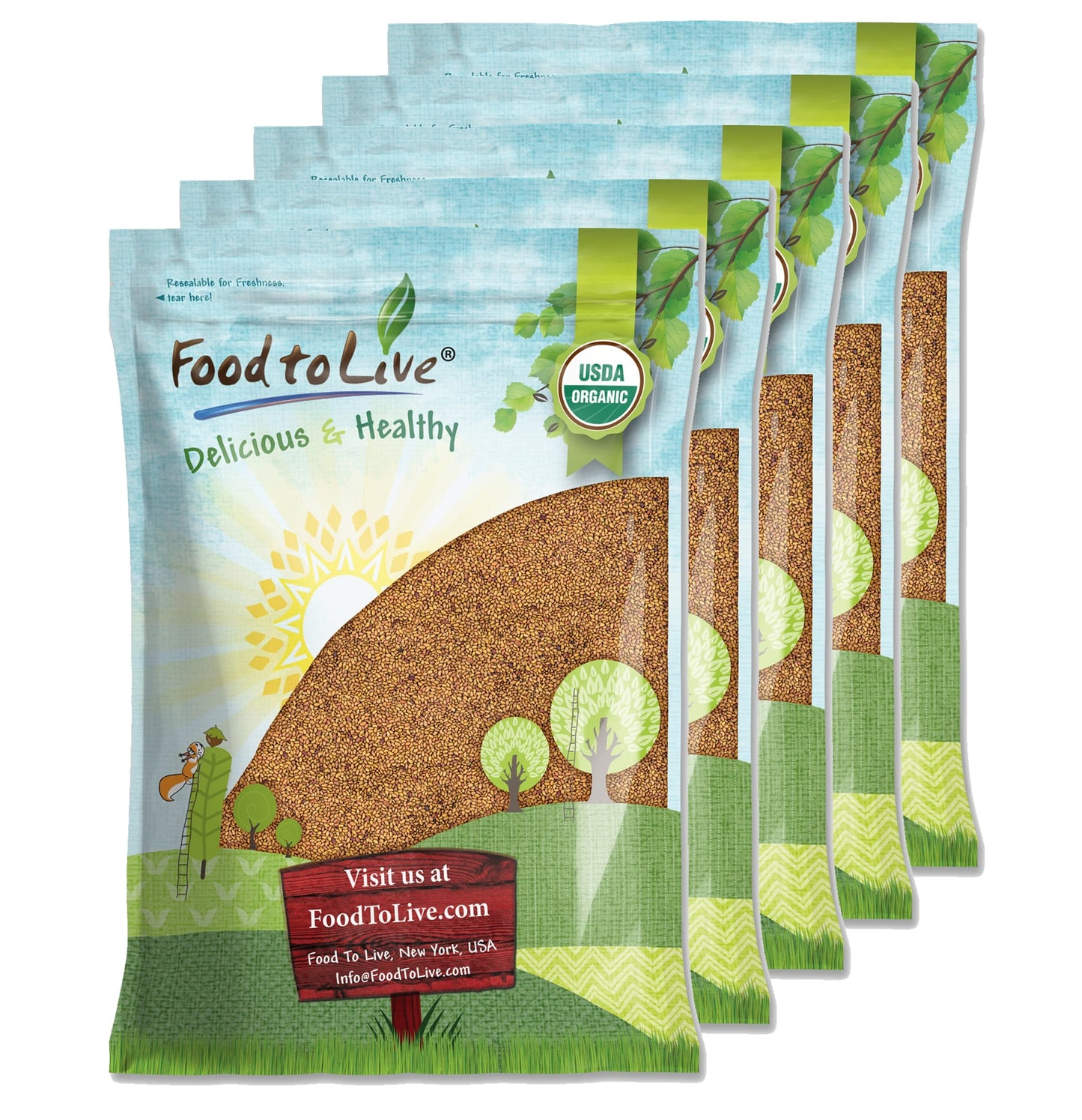 Organic Alfalfa Sprouting Seeds - Non-GMO, Kosher, Raw, Vegan, Bulk – by Food to Live