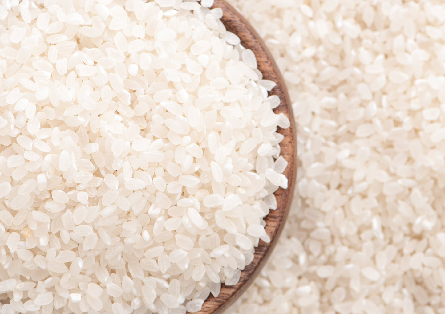 White Calrose Rice — Medium-Grain Rice, Soft and Sticky Texture, Vegan, Kosher, Bulk. Low in Fat. Great as a Side Dish. Perfect for Sushi, Poke, Asian and Mediterranean Meals