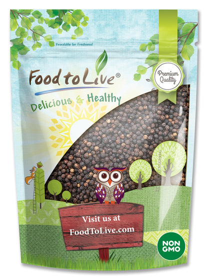 Whole Black Pepper - by Food To Live