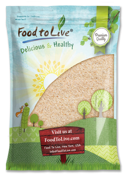 Whole Psyllium Husks - Vegan, Raw, Unsweetened, Unflavored, Bulk, Natural Food Thickener - by Food To Live