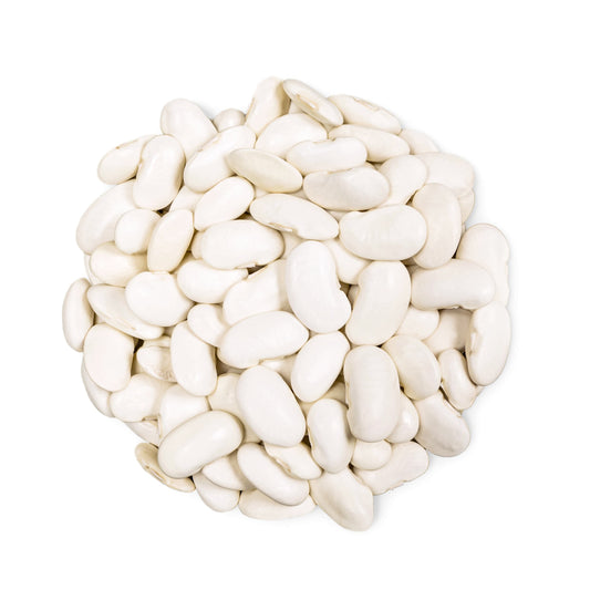 Organic White Kidney Beans — Whole Raw Dried Beans, Vegan, Kosher, Bulk. Rich in Dietary Fiber and Protein. Perfect for Soups, Stews, Chili, Paste, Salads and Side Dishes