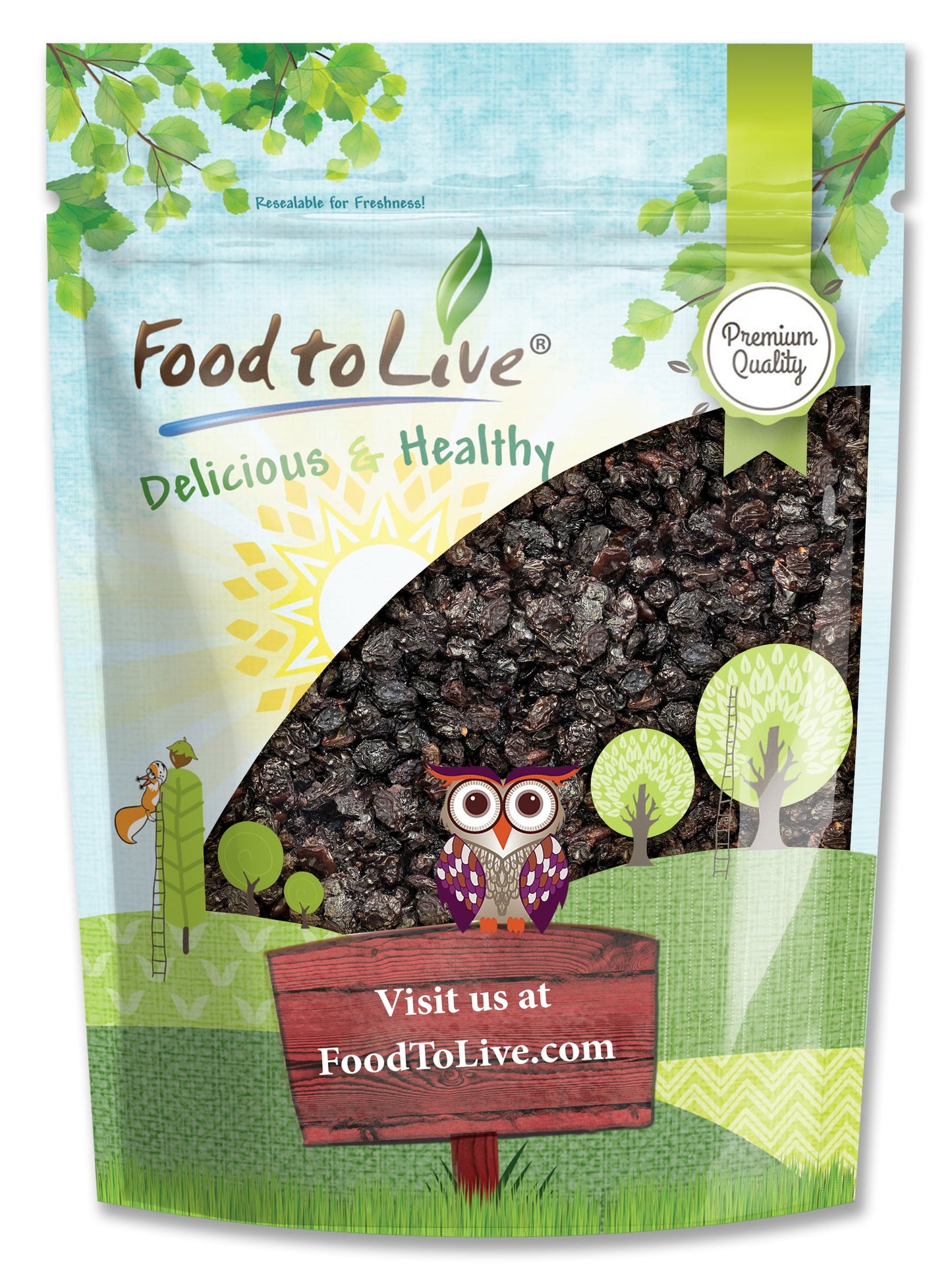 California Zante Currant Raisins - Sun-Dried Seedless Grapes, Unsweetened, Unsulfured, No Added Oil, Vegan, Kosher, Bulk. Tangy-Sweet, Chewy, and Meaty. Great for Healthy Trail Mix Snack