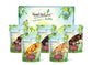 Organic Dried Fruits in a Gift Box - A Variety Pack of Prunes, Apricots, Dates, Pineapples, and Mangoes - by Food to Live