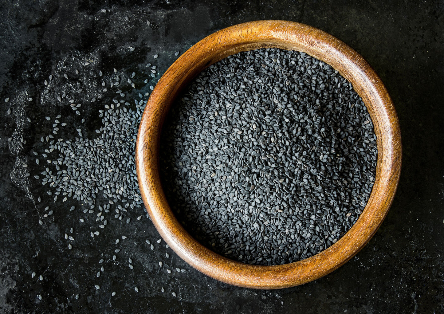 Black Sesame Seeds - Raw, Unhulled, Kosher, Vegan, Bulk, Kala Til - by Food to Live
